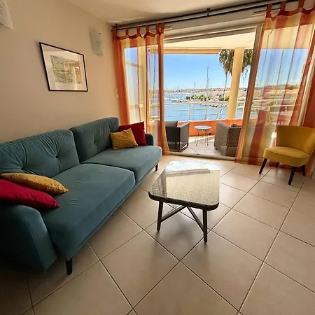 T4, Centre-port, Terrasse, Climatisation, Garage - Fr-1-723-178 Apartmán Agde