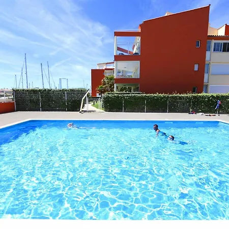T4, Centre-port, Terrasse, Climatisation, Garage - Fr-1-723-178 Apartmán Agde